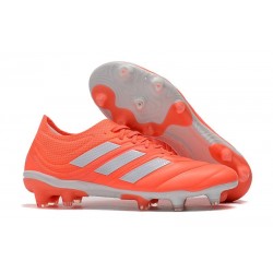 Nouvelles Crampons Football Adidas Copa 19.1 FG Rouge Blanc 