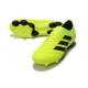 Nouvelles Crampons Football Adidas Copa 19.1 FG Volt Noir