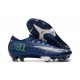 Nike Dream Speed Crampon Mercurial Vapor XIII Elite FG Bleu