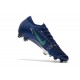 Nike Dream Speed Crampon Mercurial Vapor XIII Elite FG Bleu