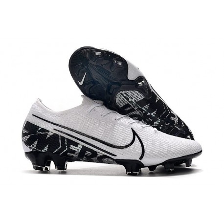 Nike Crampon Mercurial Vapor XIII Elite FG Blanc Noir