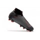 Nike Phantom Vision Elite FG Crampons Gris foncé /Mangue claire/Noir