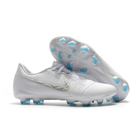 Chaussure de Foot Nike Phantom Venom Elite FG Blanc