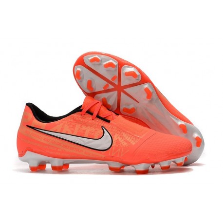 Chaussure de Foot Nike Phantom Venom Elite FG Mangue claire/Blanc