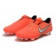 Chaussure de Foot Nike Phantom Venom Elite FG Mangue claire/Blanc