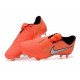 Chaussure de Foot Nike Phantom Venom Elite FG Mangue claire/Blanc