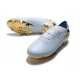 Chaussures de Foot adidas Nemeziz 19.1 FG Bold Aqua/Or/Blanc