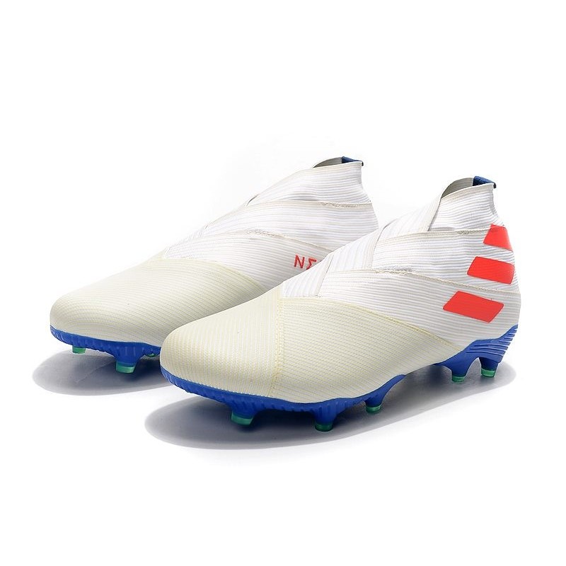 adidas Nemeziz 19 FG Chaussures Foot Blanc Orange