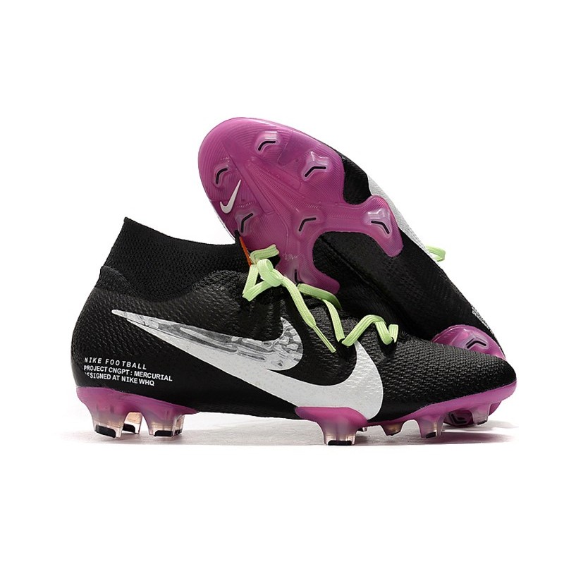 Oneffenheden desinfecteren huren Nike Crampons Football Mercurial Superfly 7 Elite SE FG Noir Violet Blanc