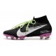 Nike Crampons Football Mercurial Superfly 7 Elite SE FG Noir Violet Blanc