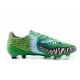 Nouvelle Chaussure de Foot F50 Messi Adizero Trx FG Yamamoto Bleu Vert Jaune