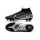 Nike Crampons Football Mercurial Superfly 7 Elite SE FG Noir Gris Métallique