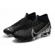 Nike Crampons Football Mercurial Superfly 7 Elite SE FG Noir Gris Métallique