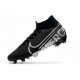 Nike Crampons Football Mercurial Superfly 7 Elite SE FG Noir Gris Métallique