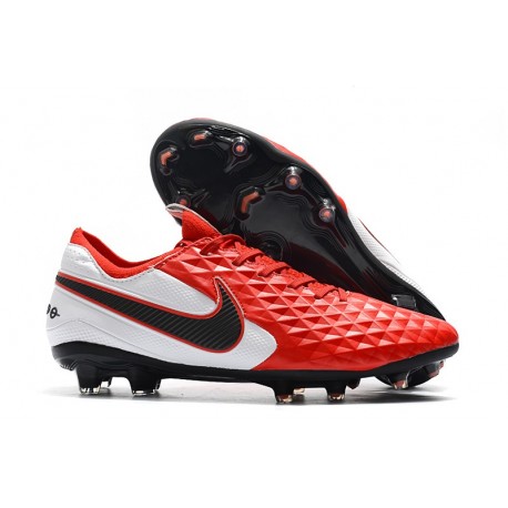 Crampons Neuf Nike Tiempo Legend VIII Elite FG Rouge Blanc