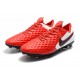 Crampons Neuf Nike Tiempo Legend VIII Elite FG Rouge Blanc