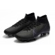 Nike Crampons Football Mercurial Superfly 7 Elite SE FG Noir