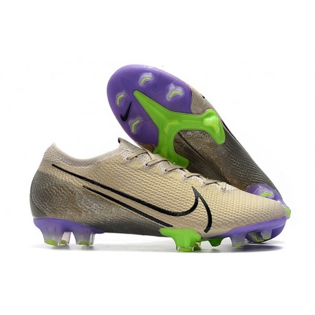 Nike Crampon Mercurial Vapor XIII Elite FG Sable du Désert Noir Violet psychique