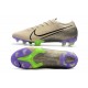 Nike Crampon Mercurial Vapor XIII Elite FG Sable du Désert Noir Violet psychique