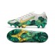 Nike Crampon Mercurial Vapor XIII Elite FG Mbappe Gris Or Vert