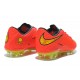 Chaussure De Football - Nike Hypervenom Phantom FG - Terrain Sec - Chaussure Homme Orange Jaune