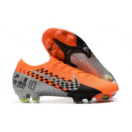 Nike Crampon Mercurial Vapor XIII Elite FG Orange Chrome Noir