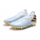 adidas Nemeziz 19+ FG Chaussures Foot -Bold Aqua Or Blanc