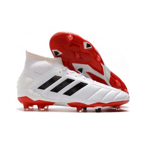 Nouveau Chaussures De Football adidas Predator Mania 19.1 FG ADV Blanc