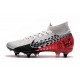 Nike Mercurial Superfly 7 Elite SG-Pro AC Neymar Platine Noir Rouge