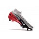 Nike Mercurial Superfly 7 Elite SG-Pro AC Neymar Platine Noir Rouge