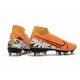 Nike Mercurial Superfly 7 Elite SG-Pro AC Orange Blanc Noir