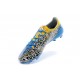 Nouvelle Chaussure de Foot F50 Messi Adizero Trx FG Yamamoto Bleu Vert Jaune