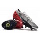 Nike Mercurial Vapor XIII Elite SG-Pro AC Neymar Platine Noir Rouge