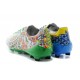Nouvelle Chaussure de Foot F50 Messi Adizero Trx FG Yamamoto Bleu Vert Jaune