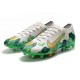 Nike Mercurial Vapor XIII Elite AG-PRO Mbappe Blanc Vert Or