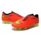 Chaussure De Football - Nike Hypervenom Phantom FG - Terrain Sec - Chaussure Homme Orange Jaune