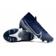 Nike Crampons Football Mercurial Superfly 7 Elite SE FG Bleu Blanc