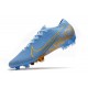 Nike Mercurial Vapor 13 Elite FG ACC Bleu Or