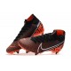 Nike Mercurial Superfly 7 Elite SG-Pro AC Noir Blanc Cramoisi