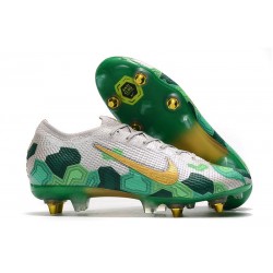 Nike Mercurial Vapor XIII Elite SG-Pro AC Mbappe Gris Vert Or