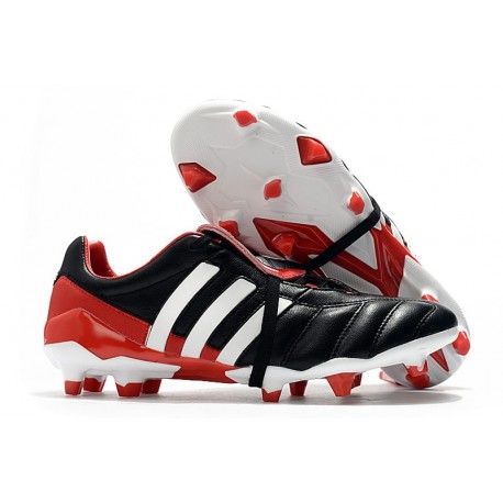 Chaussure Nouveaux adidas Predator Mania FG Noir Blanc Rouge