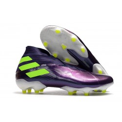 Crampons de Football adidas Nemeziz 19+ FG Viola Jaune