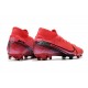 Nike Crampons Football Mercurial Superfly 7 Elite SE FG Cramoisi Noir