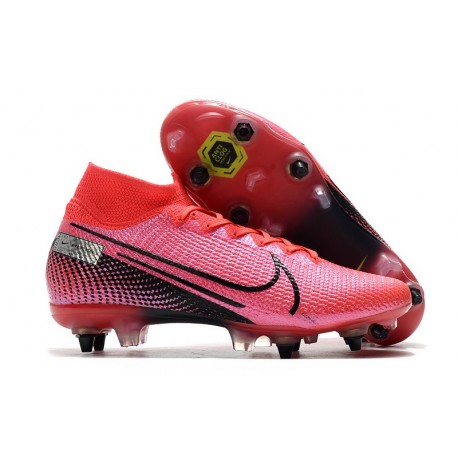 Nike Mercurial Superfly 7 Elite SG-Pro AC Cramoisi Noir