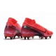 Nike Mercurial Superfly 7 Elite SG-Pro AC Cramoisi Noir