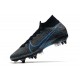 Nike Mercurial Superfly 7 Elite SG-Pro AC Noir Bleu