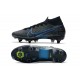 Nike Mercurial Superfly 7 Elite SG-Pro AC Noir Bleu