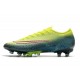 Nike Mercurial Vapor XIII Elite AG-PRO Citron Noir Vert