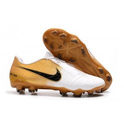 Nike Nouvel Crampon Phantom VNM Elite FG -Blanc Or Noir