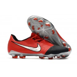 Nike Nouvel Crampon Phantom VNM Elite FG -Cramoisi Argent Noir